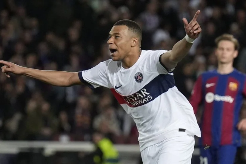 Mbappe becomes first player to score over 40 goals in top five European leagues this season