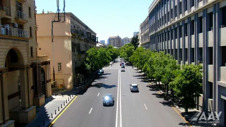 Bakının Dilarə Əliyeva küçəsinin bir hissəsi təmir edilib