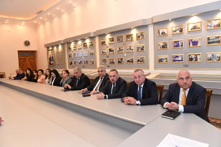 Dövlət Komitəsində Heydər Əliyevin 100 illik yubileyinə həsr olunan tədbir keçirilib