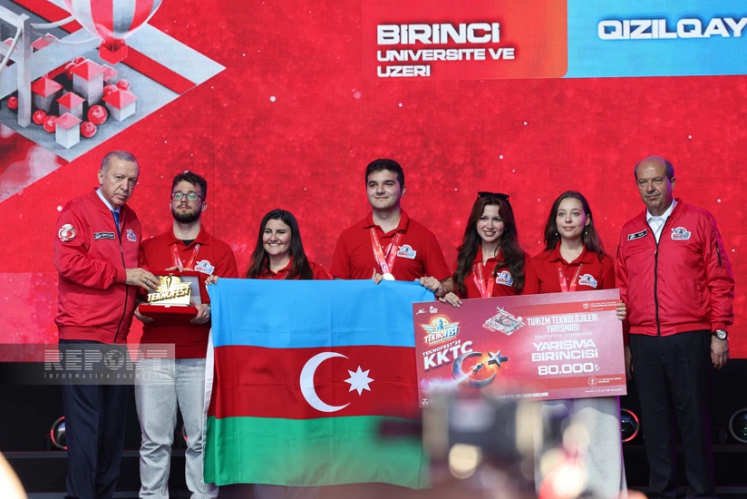Azərbaycanı təmsil edən BANM-ın komandası “TECHNOFEST-2025”də birinci yer tutub