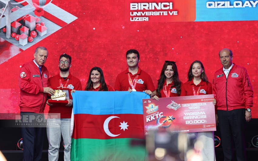 Azərbaycanı təmsil edən BANM-ın komandası “TECHNOFEST-2025”də birinci yer tutub