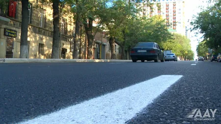 Bakının Zivərbəy Əhmədbəyov küçəsi təmir edilib