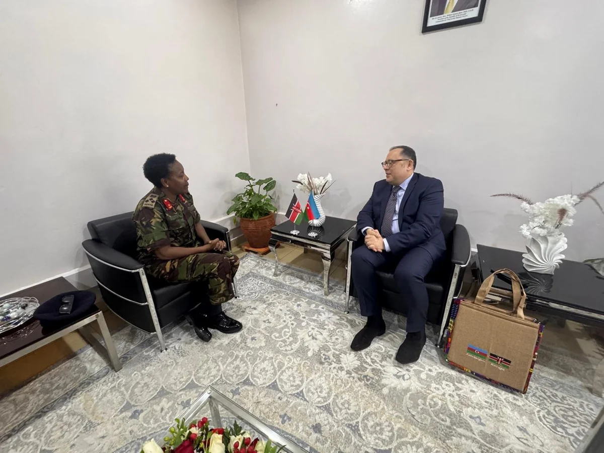 Kenya’s International Peace Support Training Center director briefed on ongoing demining efforts in Azerbaijan