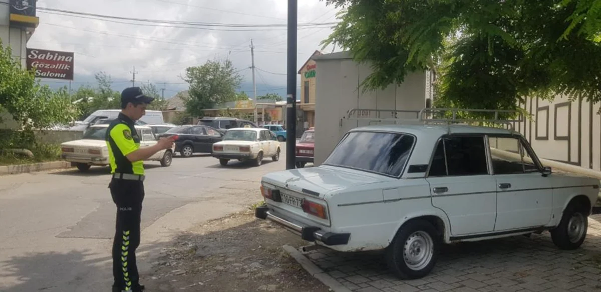 İsmayıllıda parklanma qaydalarını pozan sürücülər cərimələndi