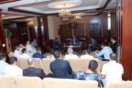 President of Judo Federation met with national team members