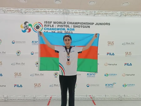 Azərbaycan atıcısı dünya çempionatında qızıl medal qazanıb