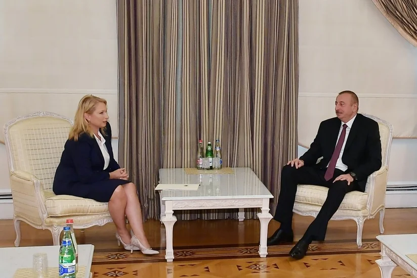 President Ilham Aliyev receives Georgian minister of economy and sustainable development