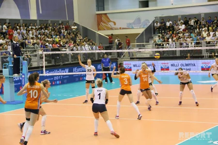 Прошли еще две встречи чемпионата Европы по волейболу среди женщин