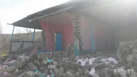 Şabranda sürüşmə baş verib, 5 evə ziyan dəyib - FOTO - VİDEO