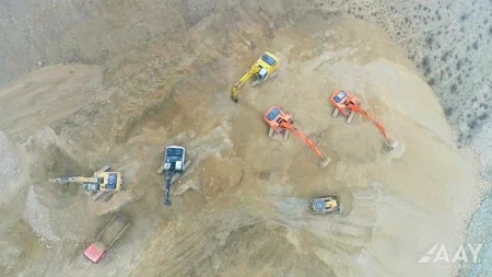 Talış-Tapqaraqoyunlu-Qaşaltı yeni avtomobil yolunun tikintisi sürətlə davam etdirilir