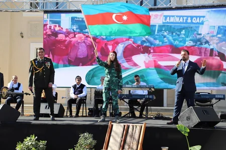 Neftçalada Zəfər yürüşü keçirilib