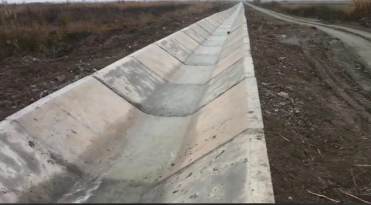 Cənub Muğan kanalının daha bir hissəsi beton üzlüyə alınıb 