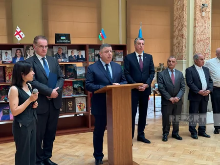Tbilisidə Azərbaycan ədəbiyyatı guşəsinin açılışı olub