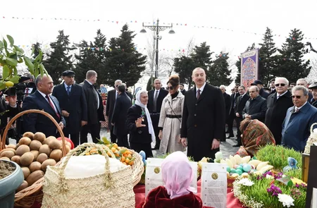 Prezident İlham Əliyev Novruz bayramı münasibətilə ümumxalq şənliyində iştirak edib - YENİLƏNİB