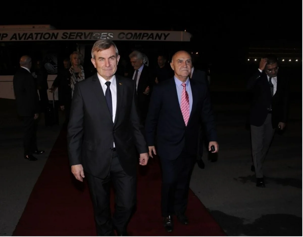 Litva Seyminin sədri Azərbaycana rəsmi səfərə gəlib - FOTO