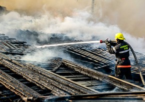 В Абшероне произошел пожар в магазине