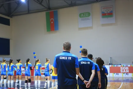 Voleybol üzrə Azərbaycan çempionatında daha bir oyun keçirilib