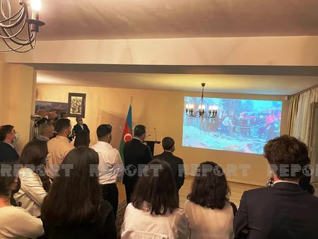 Fransada Vətən müharibəsi şəhidlərinin xatirəsi anılıb