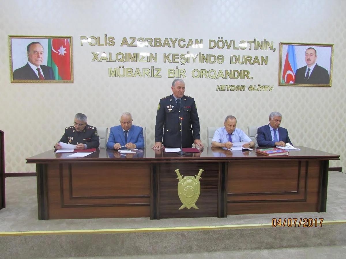 Xətai Rayon Polis İdarəsinin rəisinə “Əliağa Şıxlinski” medalı təqdim olunub