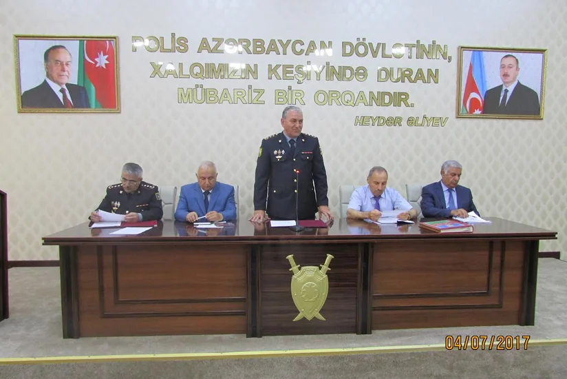 Xətai Rayon Polis İdarəsinin rəisinə “Əliağa Şıxlinski” medalı təqdim olunub