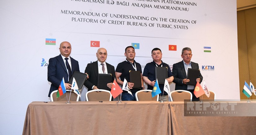 Bakıda Türk dövlətlərinin kredit büroları platformasının yaradılması haqqında memorandum imzalanıb