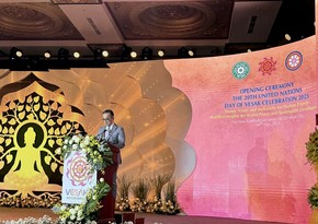 Komitə sədri “20-ci BMT Vesak Günü” münasibətilə keçirilən tədbirdə çıxış edib