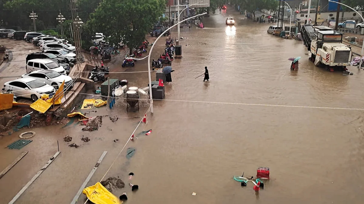 Four killed, dozens missing in China floods