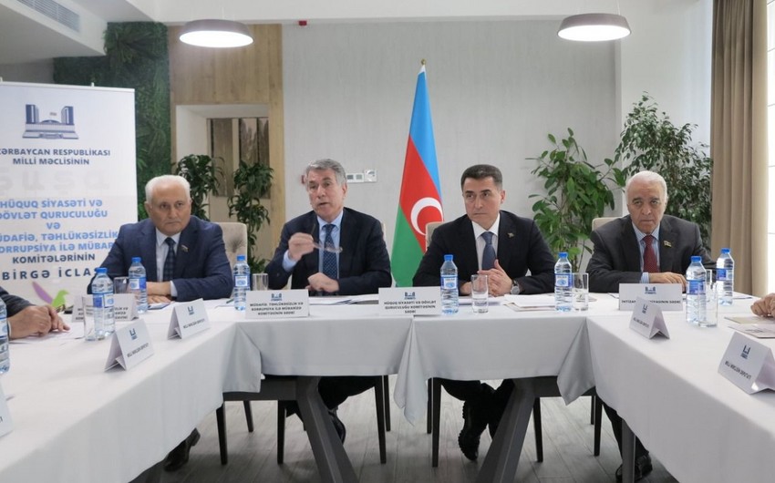 Şuşada Milli Məclis komitələrinin birgə iclası keçirilib - YENİLƏNİB