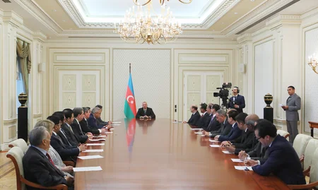 Prezident İlham Əliyev müsəlman ölkələrinin Azərbaycandakı səfirlərini və diplomatik nümayəndəliklərinin rəhbərlərini qəbul edib
