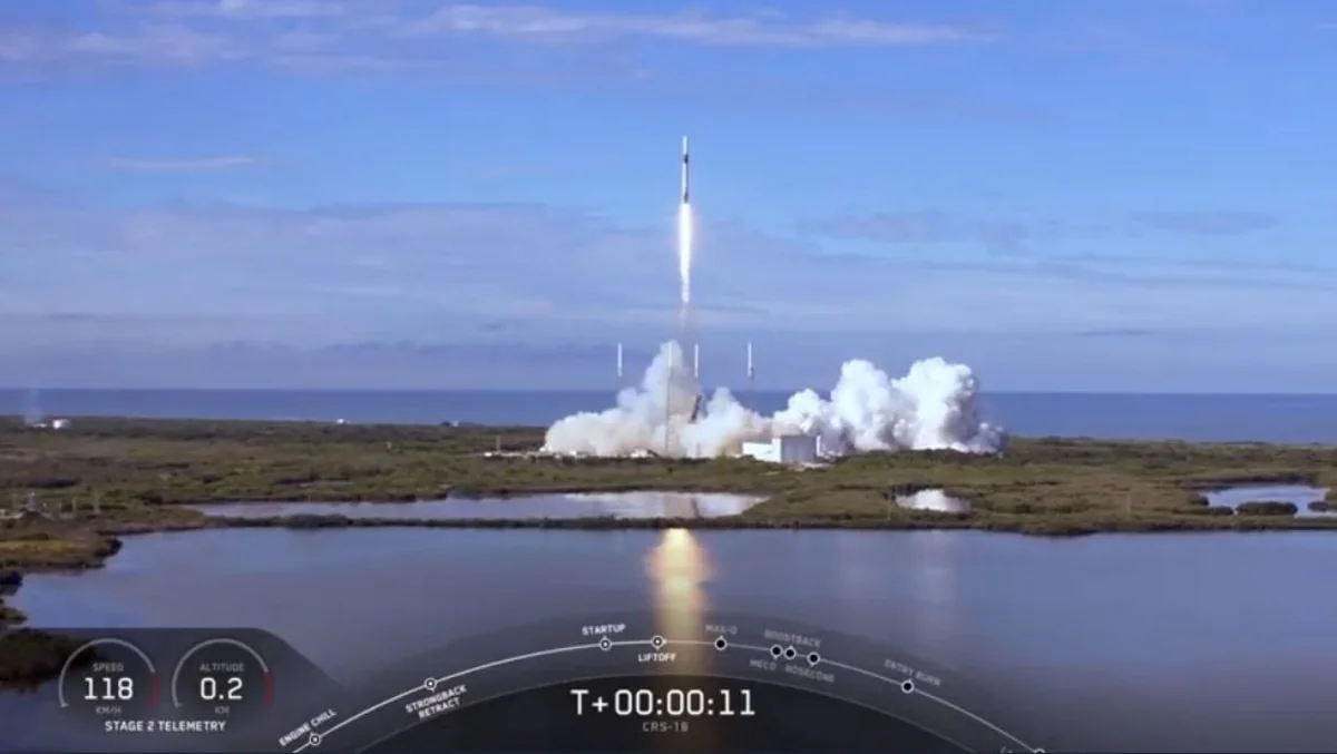 Ракета-носитель Falcon 9 стартовала с мыса Канаверал к МКС - ВИДЕО