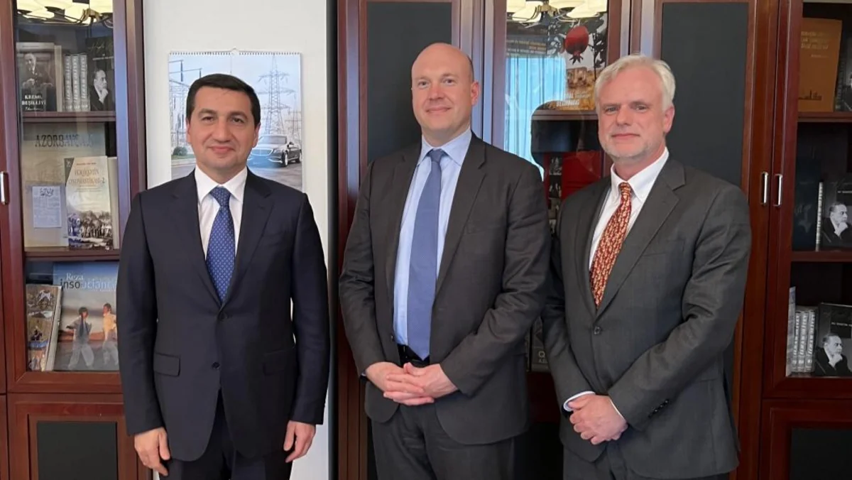 ABŞ-nin İran üzrə xüsusi nümayəndəsinin müavini Bakıda olub, Hikmət Hacıyevlə sanksiyaların tətbiqini müzakirə edib