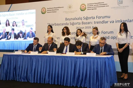 Bakıda sığorta sektorunun inkişafı ilə bağlı Anlaşma Memorandumu imzalanıb