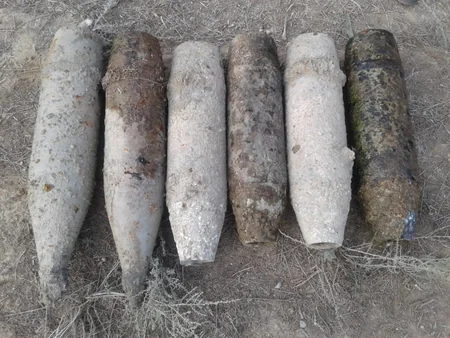 Füzuli rayonunda su kanalından 6 ədəd top mərmisi tapılıb