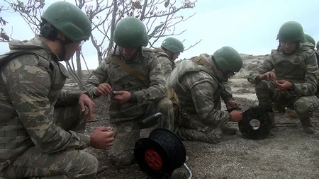 Marines Commando Basic Course being held in Azerbaijan Naval Forces 