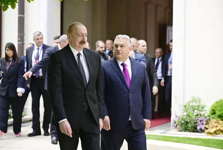 В Будапеште состоялась встреча президента Азербайджана с премьером Венгрии в узком составе