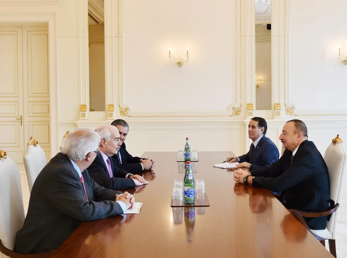 President Ilham Aliyev received delegation led by President of Centrist Democrat International - UPDATED