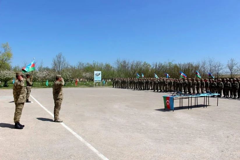 Army units enter on combat duty in frontline
