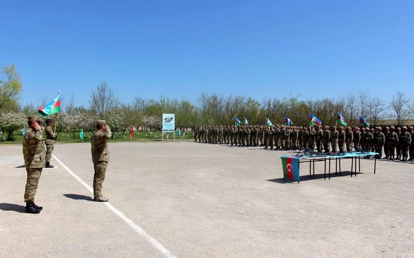 Army units enter on combat duty in frontline