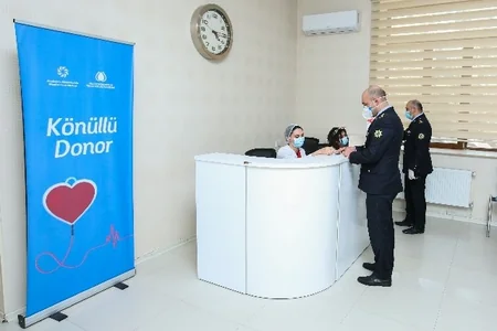 Gömrükçülər qanvermə aksiyasında iştirak ediblər