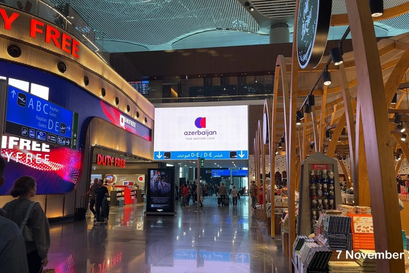 Туристические возможности Азербайджана представлены в аэропорту Стамбула