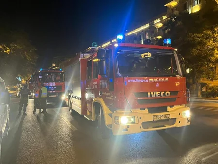 Bakıda 176 nömrəli orta məktəbdə yanğın olub
