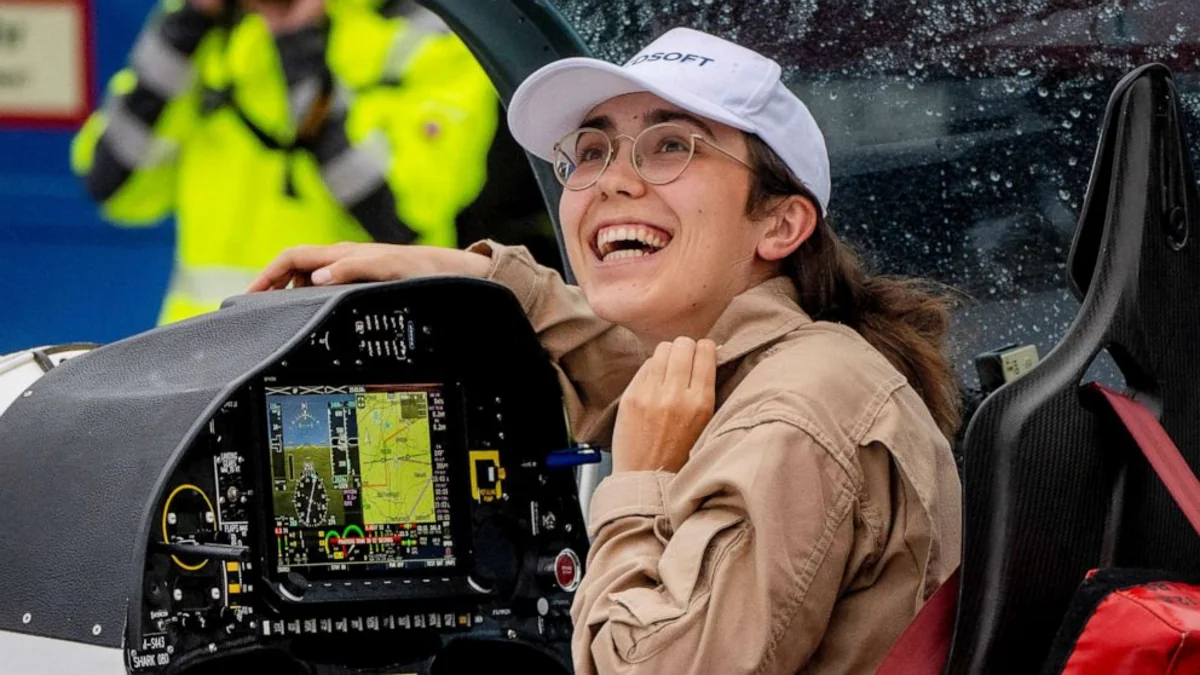 19-year-old Zara Rutherford becomes youngest woman to fly the world solo