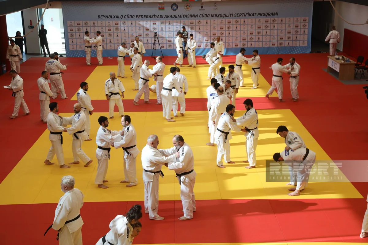 Bakıda IJF Akademiyasının cüdo məşqçiliyi və sertifikat proqramının açılış mərasimi keçirilib