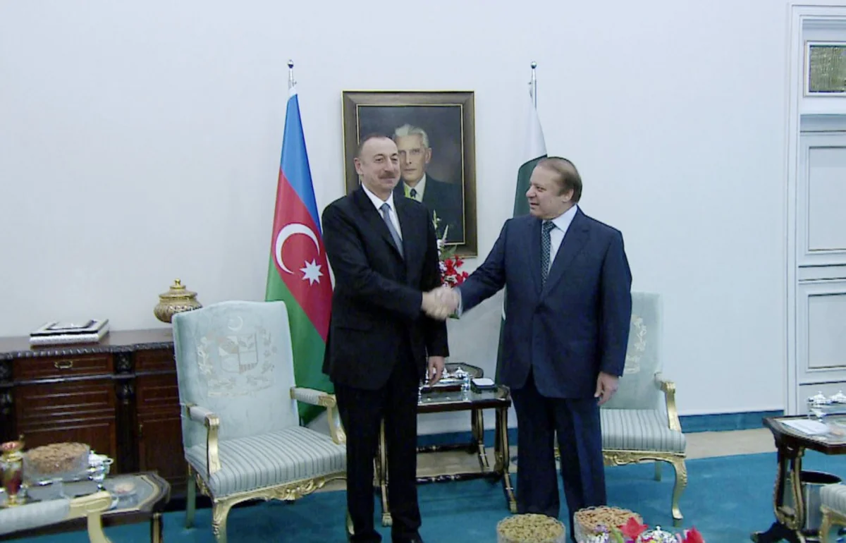 Prezident İlham Əliyev Pakistanın baş naziri Məhəmməd Nəvaz Şərif ilə görüşüb - YENİLƏNİB