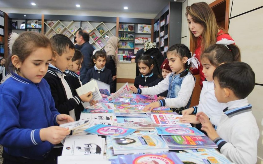 Sabirabadda ilk dəfə kitab sərgisi keçirilib