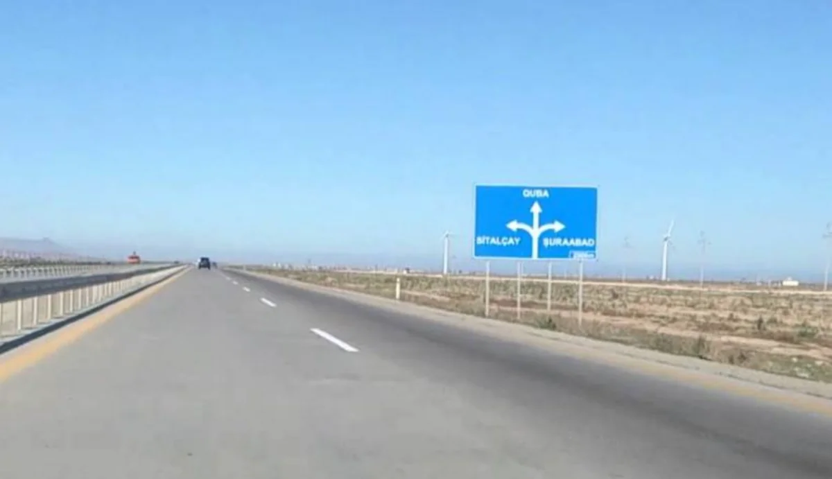 DYP Bakı-Quba yolunda hərəkət məhdudiyyətləri ilə bağlı sürücülərə müraciət edib
