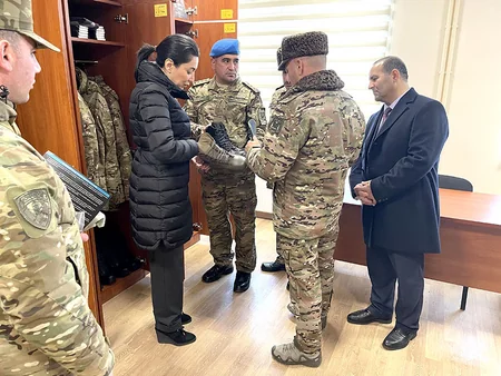Ombudsman's Office representatives visit one of military units