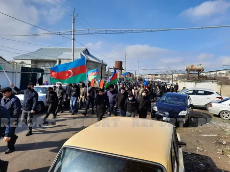 Yeni dünyaya gələn övladını görməyən şəhid kapitan dəfn edildi