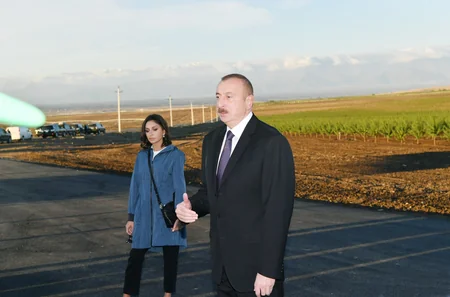 President Ilham Aliyev attends opening of Gakh Agropark