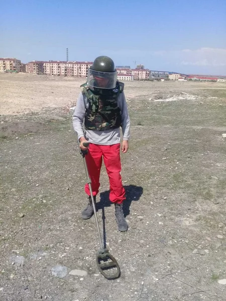 Gəncədə top mərmisi tapılıb